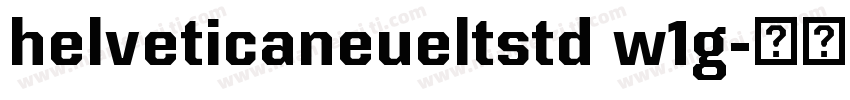 helveticaneueltstd w1g字体转换
